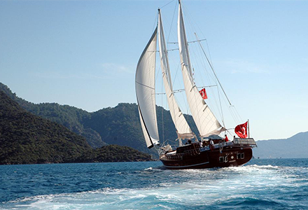 Sailing in Turkey