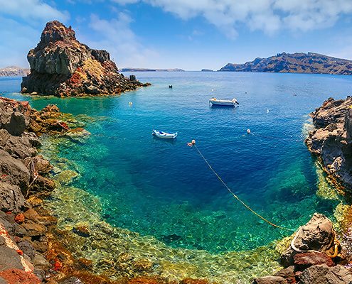 Armeni bay, Santorini