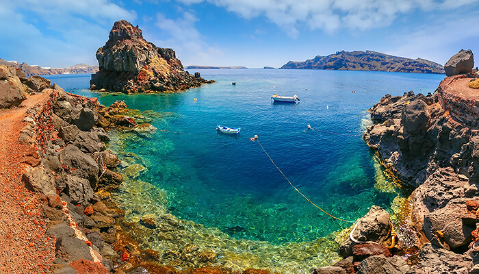 Armeni bay, Santorini