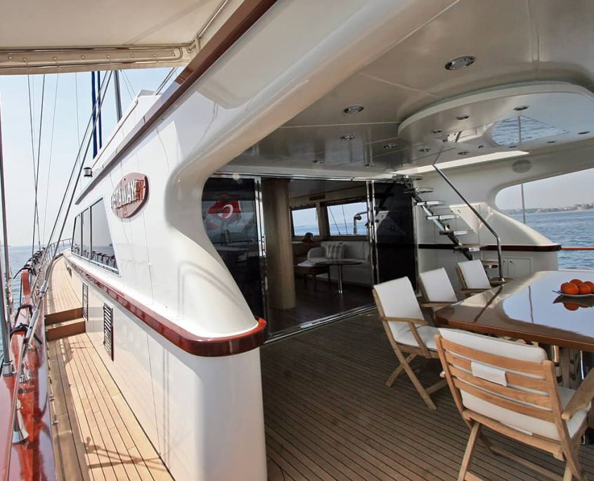 GETAWAY Aft & Side Deck