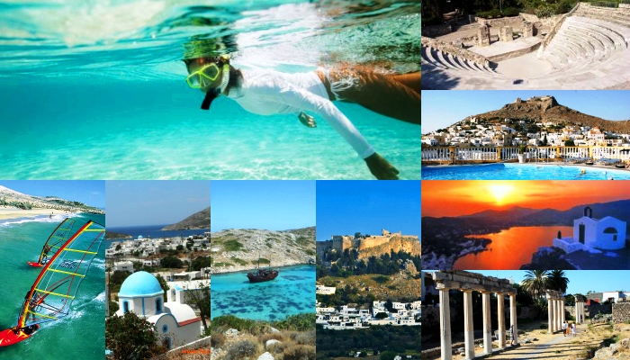 Greece islandCollage