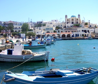 Harbor of island Lipsi