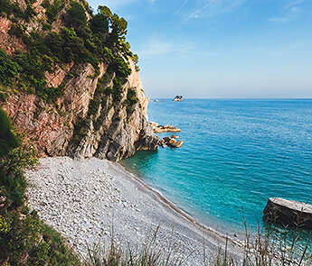 Hidden Pebble beach , Montenegro