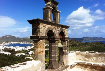 Patmos town Greece