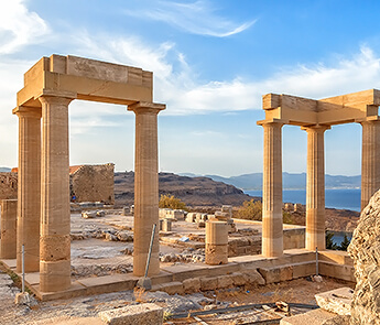 Ruins in Rodos