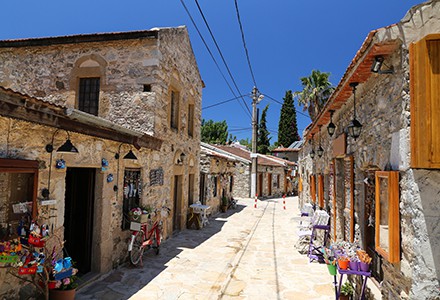 Street in Old Datca Mugla City Turkey