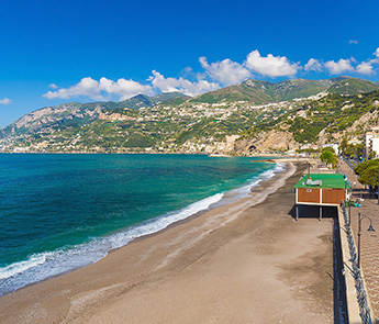 Beach of Maiori town