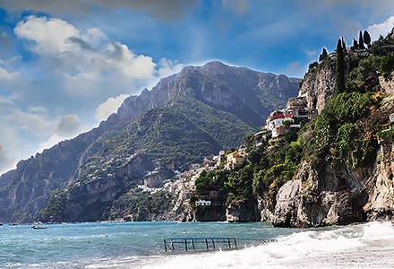 Beach & Hills of Amalfi