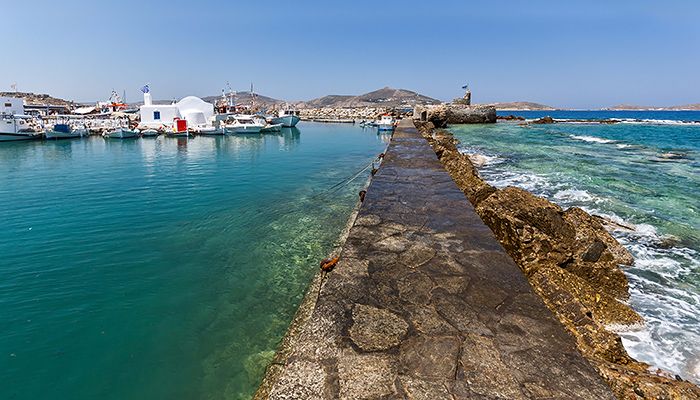 Port in Naoussa, Paros