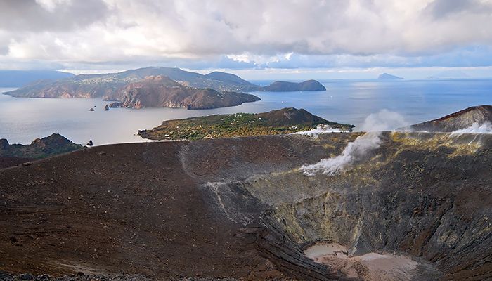 View from Vulcano Lipari