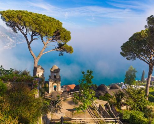 Amazing View From Villa Rufolo, Ravello Town, Amalfi Coast, Camp