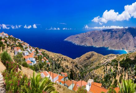 Authentic traditional Greece - beautiful Andros island. Cyclades