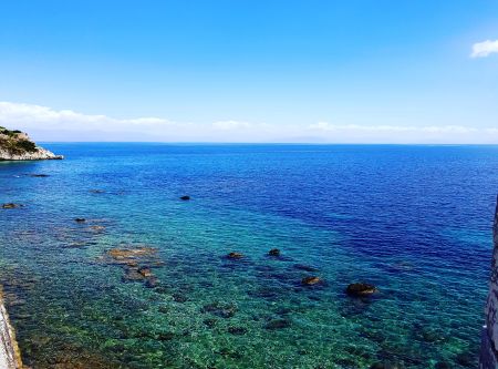 Corfu clear water