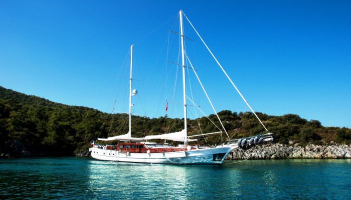 Gulet Smile at anchor Gulet Smile at anchor