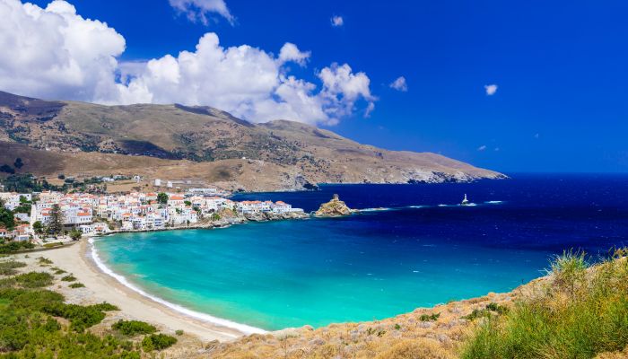 Impressive landscapes and beautiful beaches of Greece - Andros i