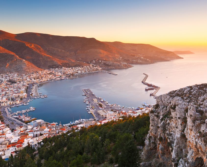 Kalymnos island in Dodecanse archipelago in eastern Aegean