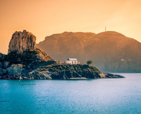 Romantic Wedding On Greek Island