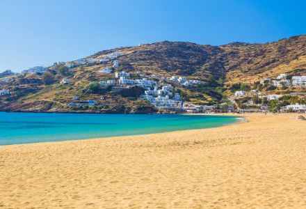 Mylopotas beach Ios island Cyclades Aegean Greece