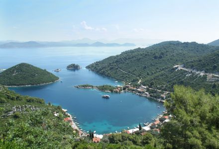 Prozura bay, Island Mljet, Croatia