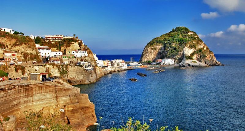 travel in Italy series - view of sant-angelo, Ischia island