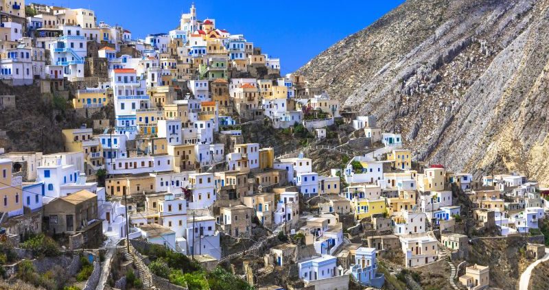 Beautiful villages of Greece - impressive Olimbos in Karpathos i