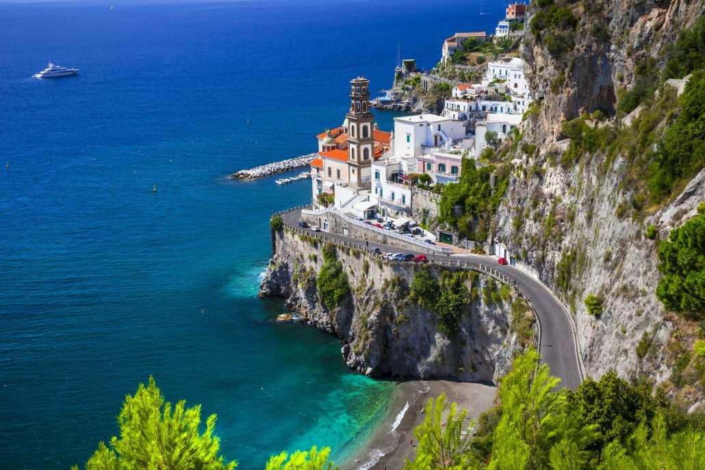 Amalfi-coast-of-Italy-view-of-Atrani