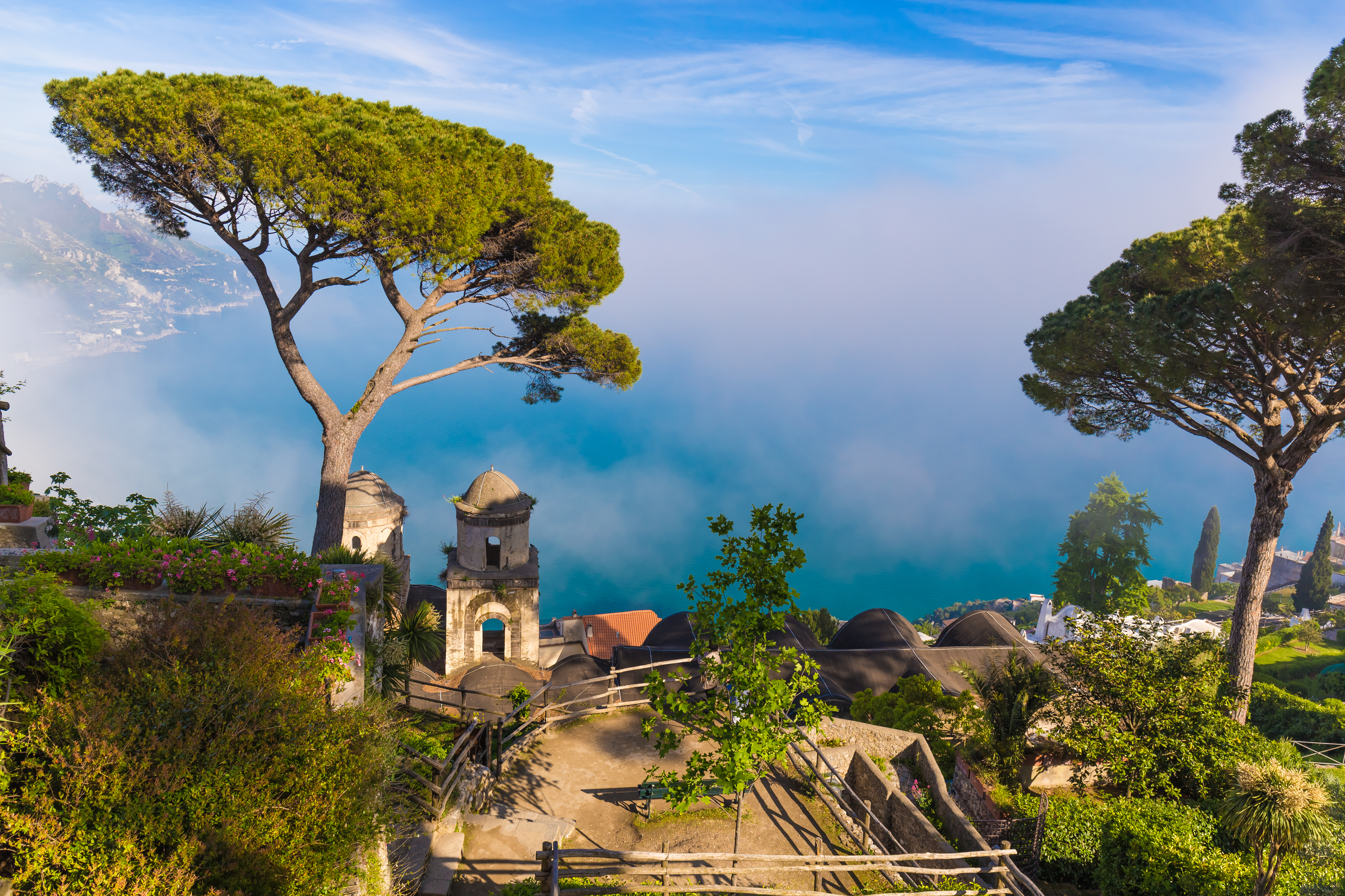 Amazing View From Villa Rufolo, Ravello Town, Amalfi Coast, Camp