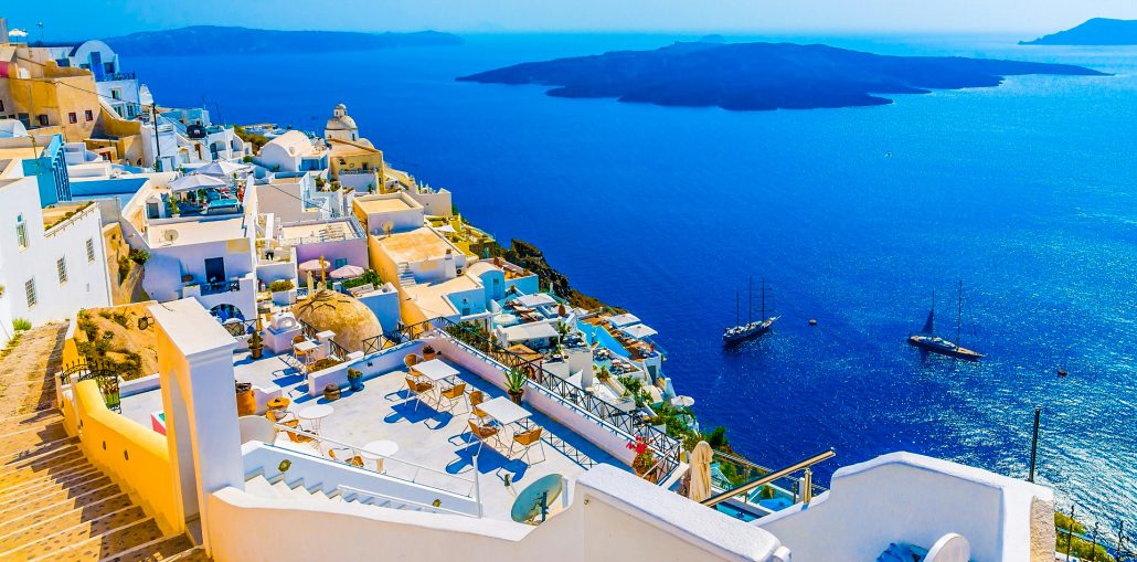 small cruise ships around greek islands