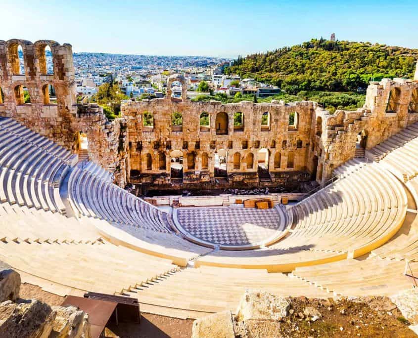 Ancient-amphitheater-Athens-Greece