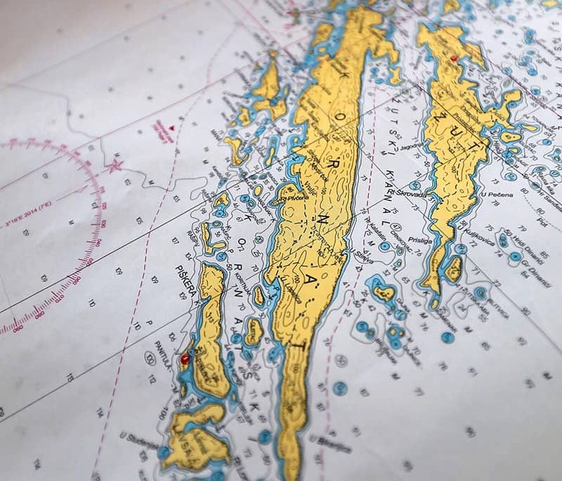 NEVIJANA Map of Kornati Islands