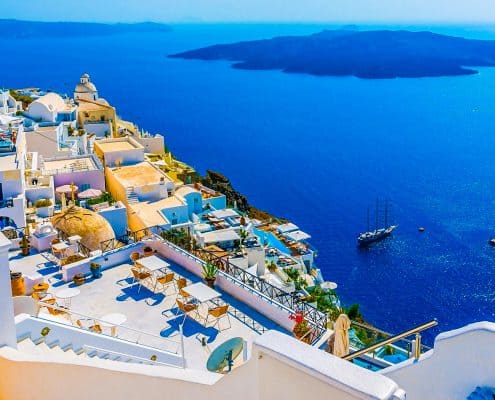 Santorini island