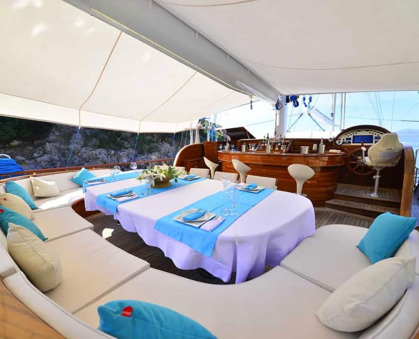 LYCIAN QUEEN Aft deck