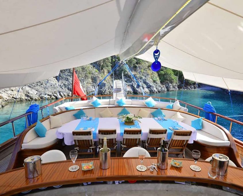 LYCIAN QUEEN Aft deck