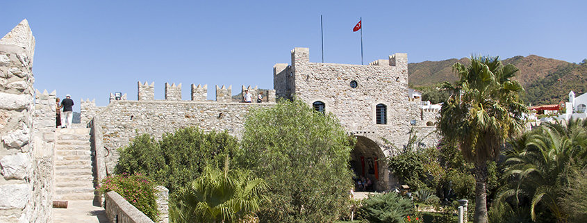 Marmaris Castle - inside view Asian part of Turkey