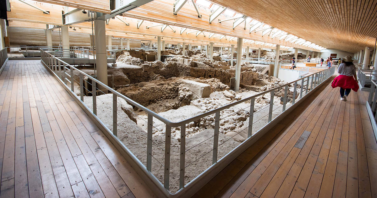 Minoan Site of Akrotiri, Santorini