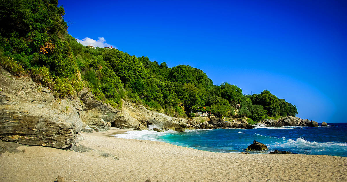 Plaka beach, Pelion, Greece