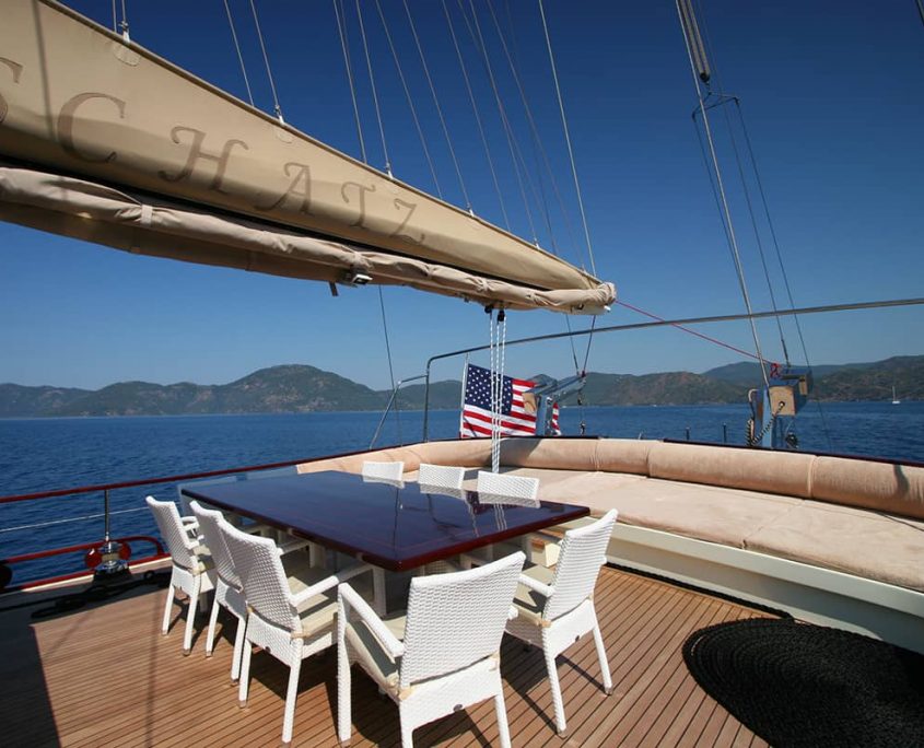 SCHATZ Aft deck