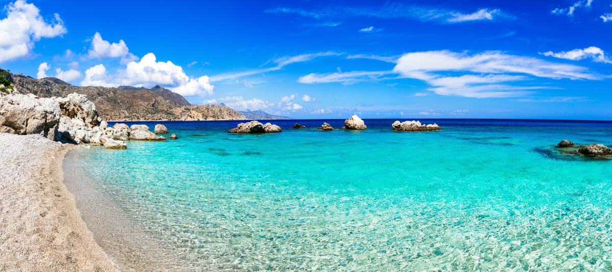 beautiful beaches of Greek islands - Apella in Karpathos