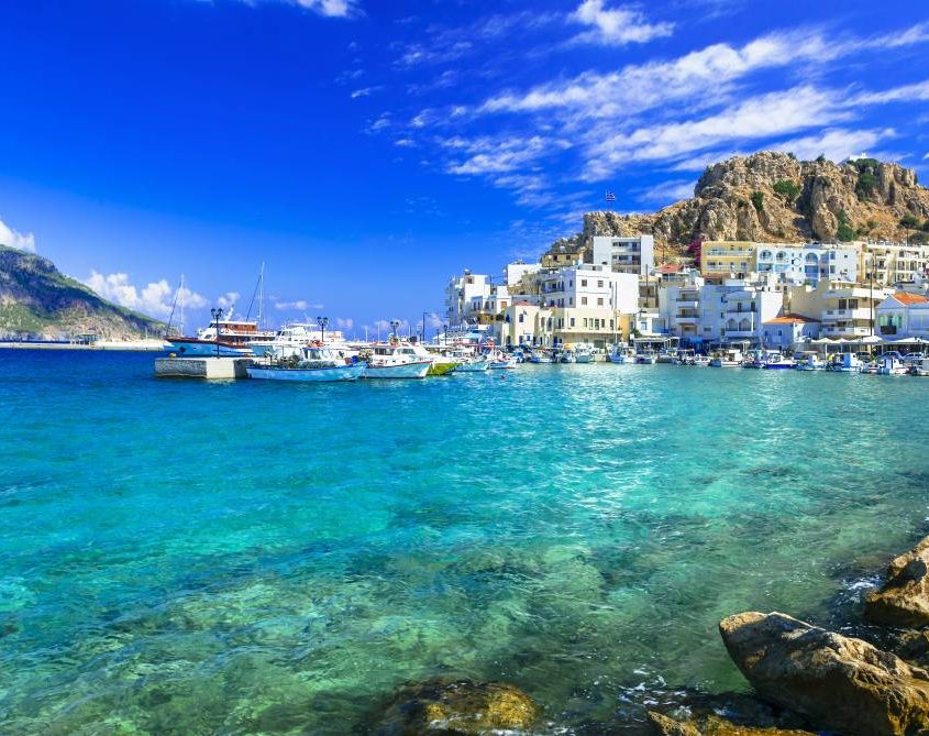 beautiful islands of Greece - Karpathos with pictorial capital P