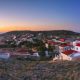 Village On Halki Island In Dodecanese Archipelago, Greece.