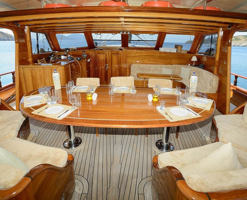 ZEPHYRIA II Aft deck