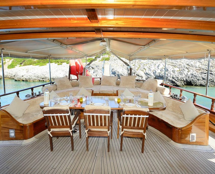 ZEPHYRIA II Aft deck