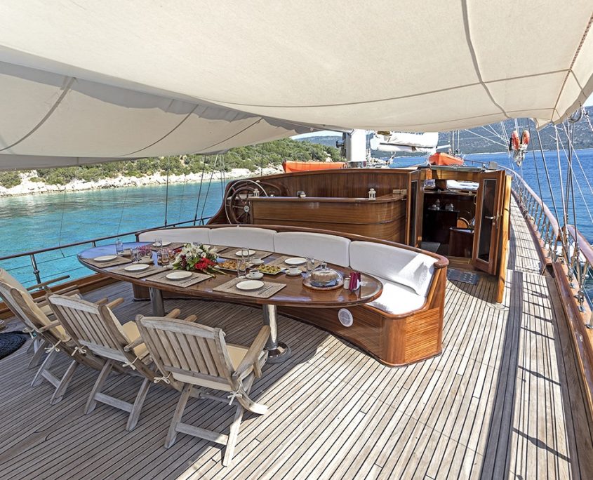 GRACE 1 Aft deck