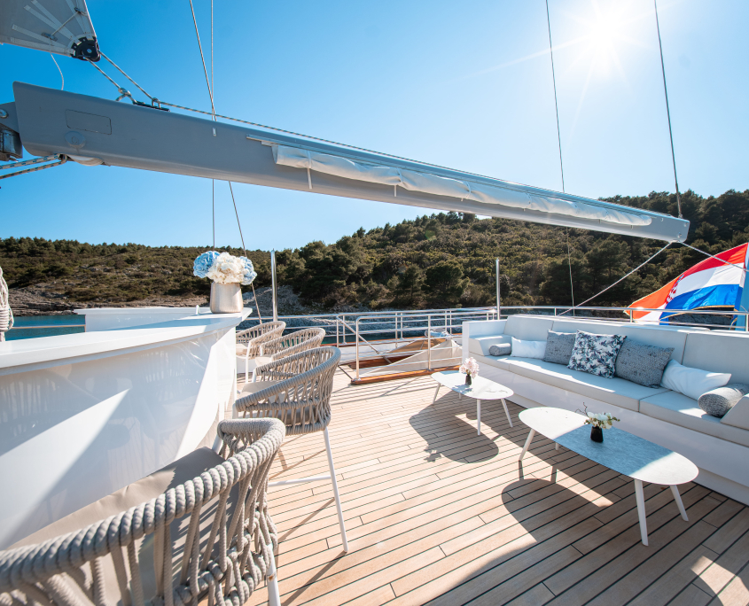 NOCTURNO Lounge area - Sun deck Aft
